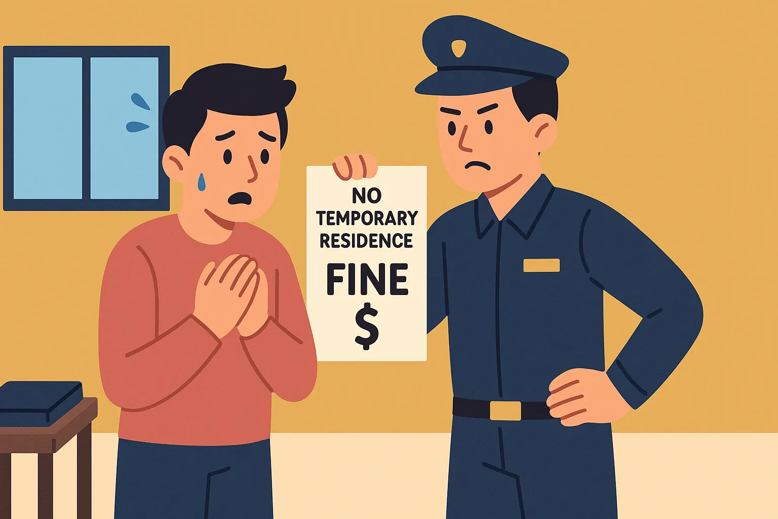 Không đăng ký tạm trú thì bị xử lý như thế nào?