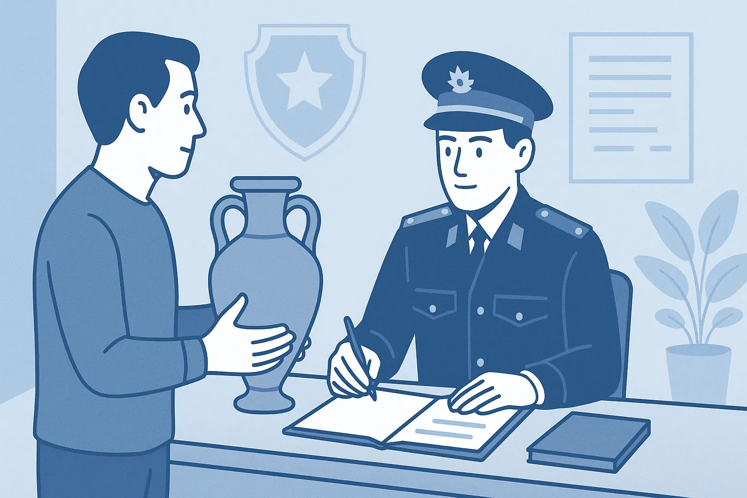 Giao nộp đồ cổ