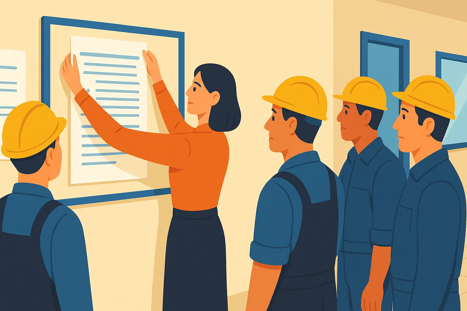 Niêm yết nội quy lao động