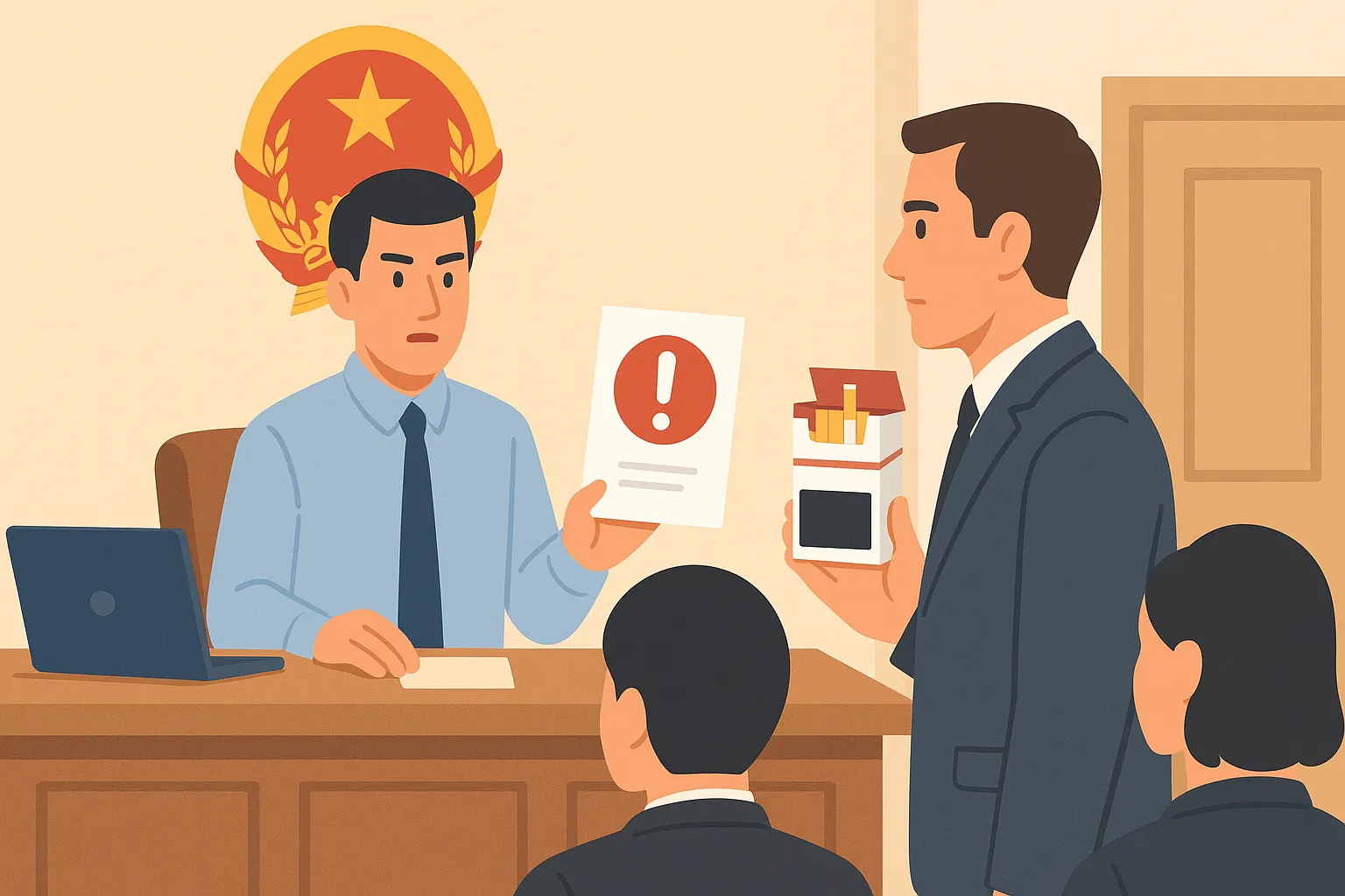 Xử phạt do không thay đổi định kỳ cảnh báo sức khoẻ