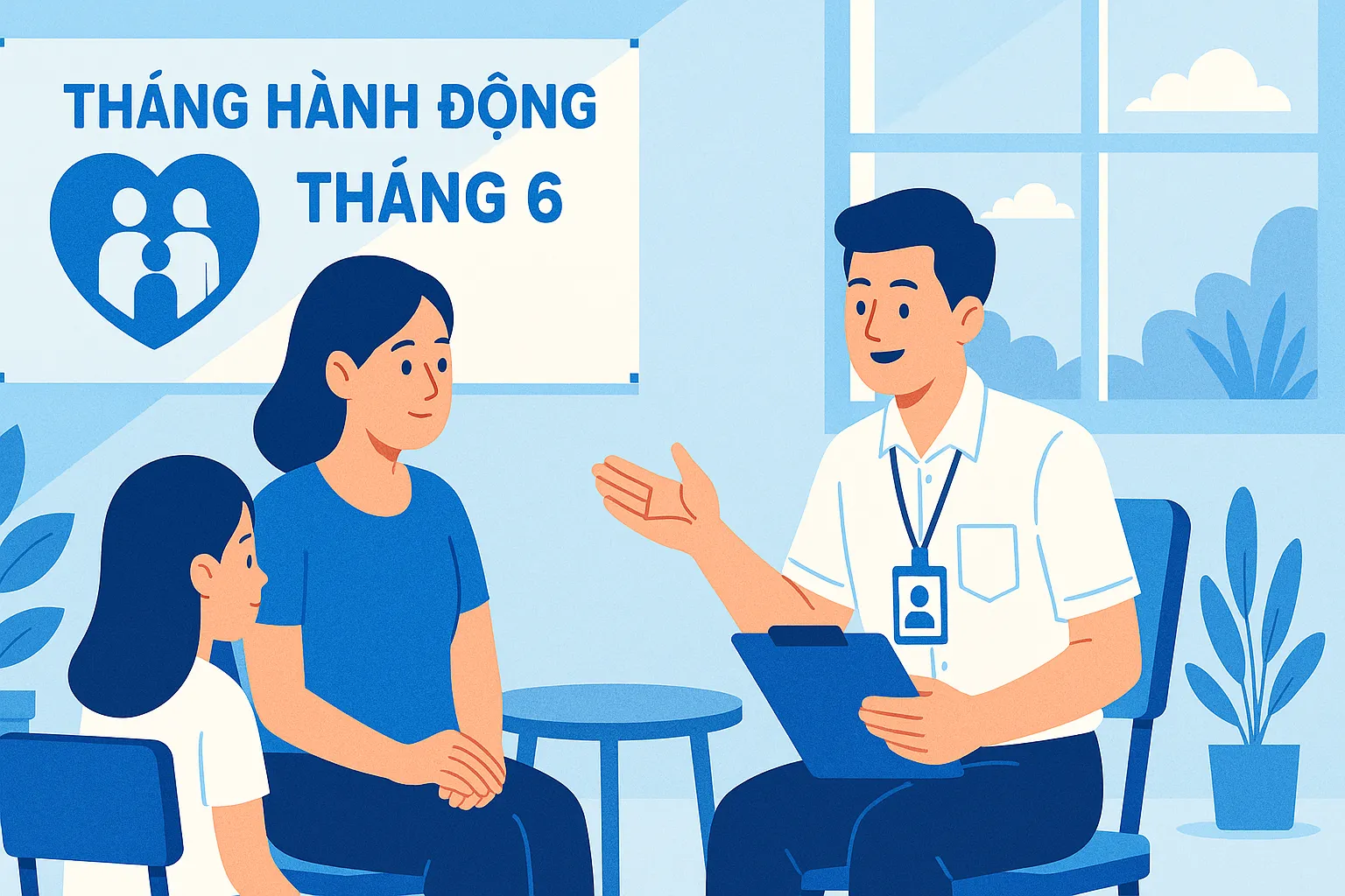 Tháng hành động được tổ chức vào thời điểm nào?