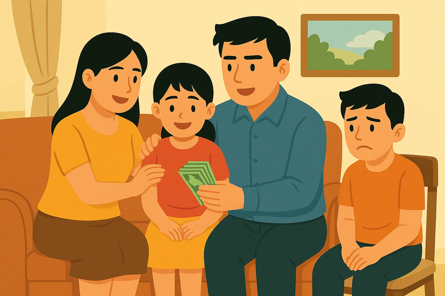Cha mẹ phân biệt đối xử giữa con nuôi và con đẻ có vi phạm pháp luật không?