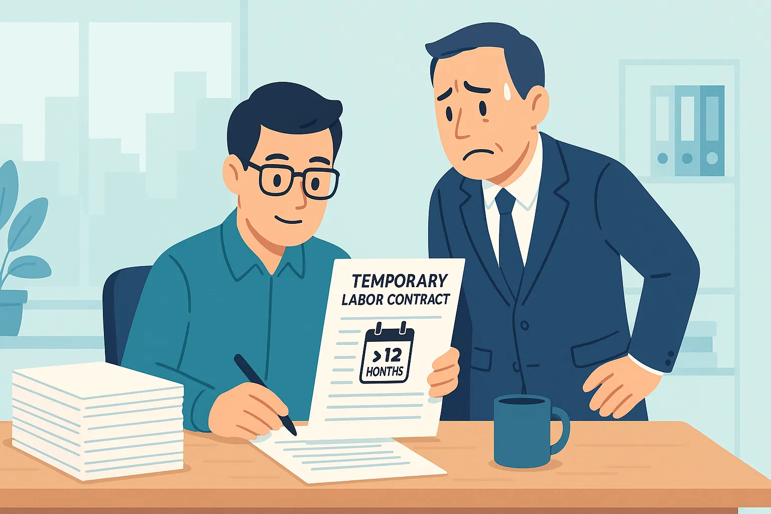 Thời hạn cho thuê lại lao động tối đa là bao nhiêu tháng?