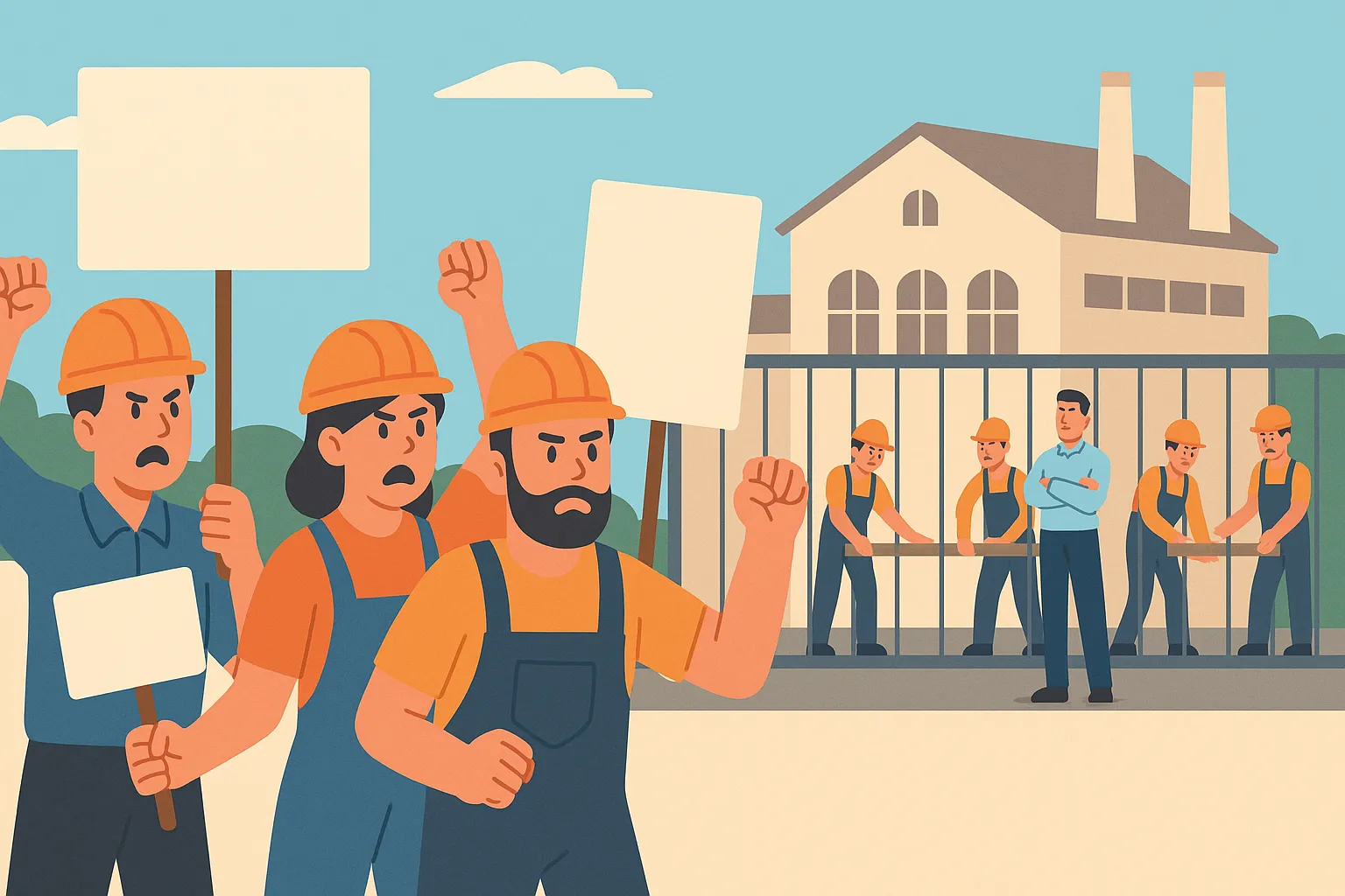 Doanh nghiệp thuê lao động để thay thế người đình công bị xử phạt như thế nào?