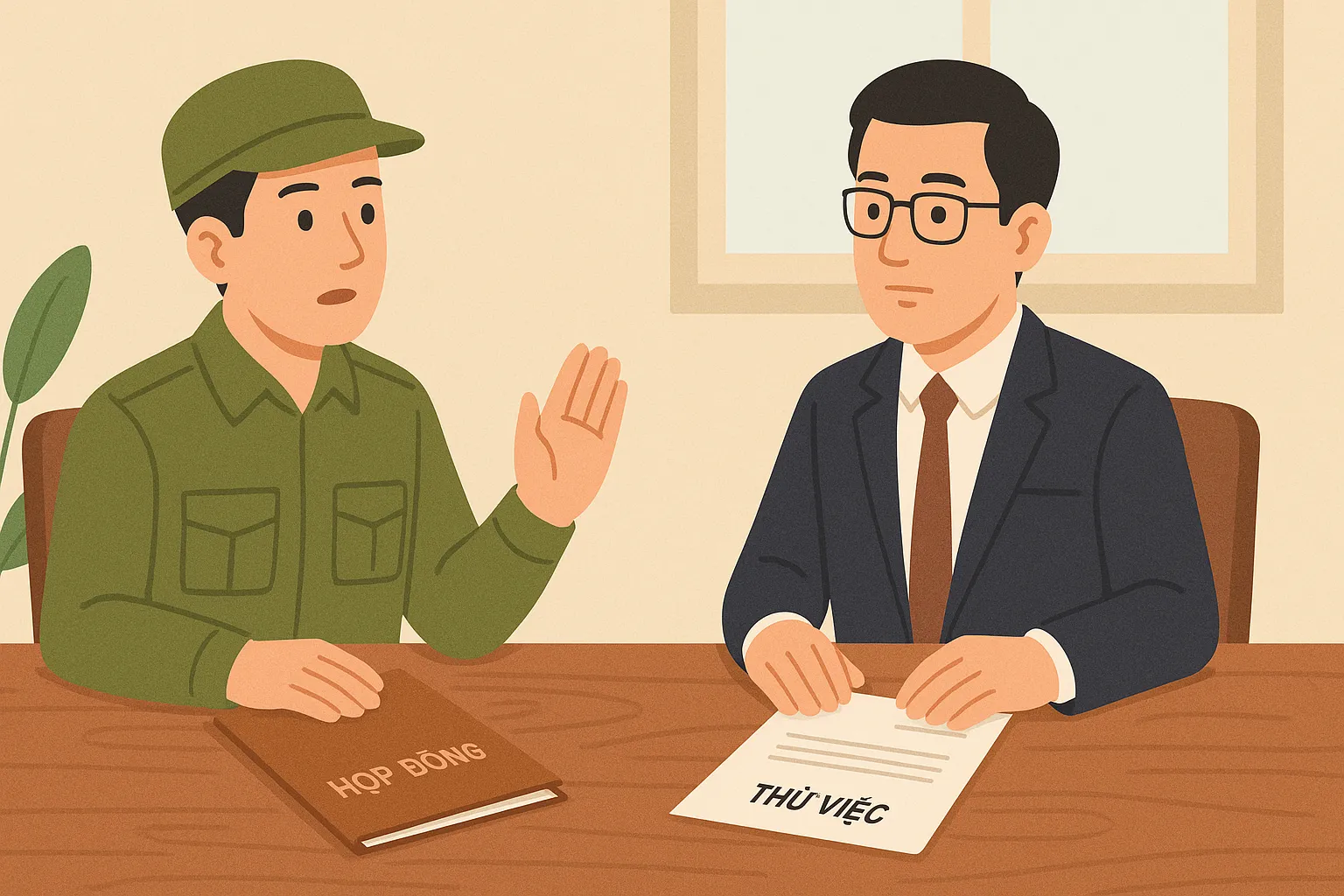 Người sử dụng lao động dịch vụ thời vụ yêu cầu thử việc