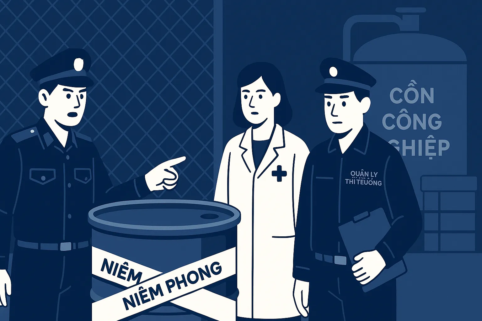 Kiểm tra cơ sở sản xuất rượu