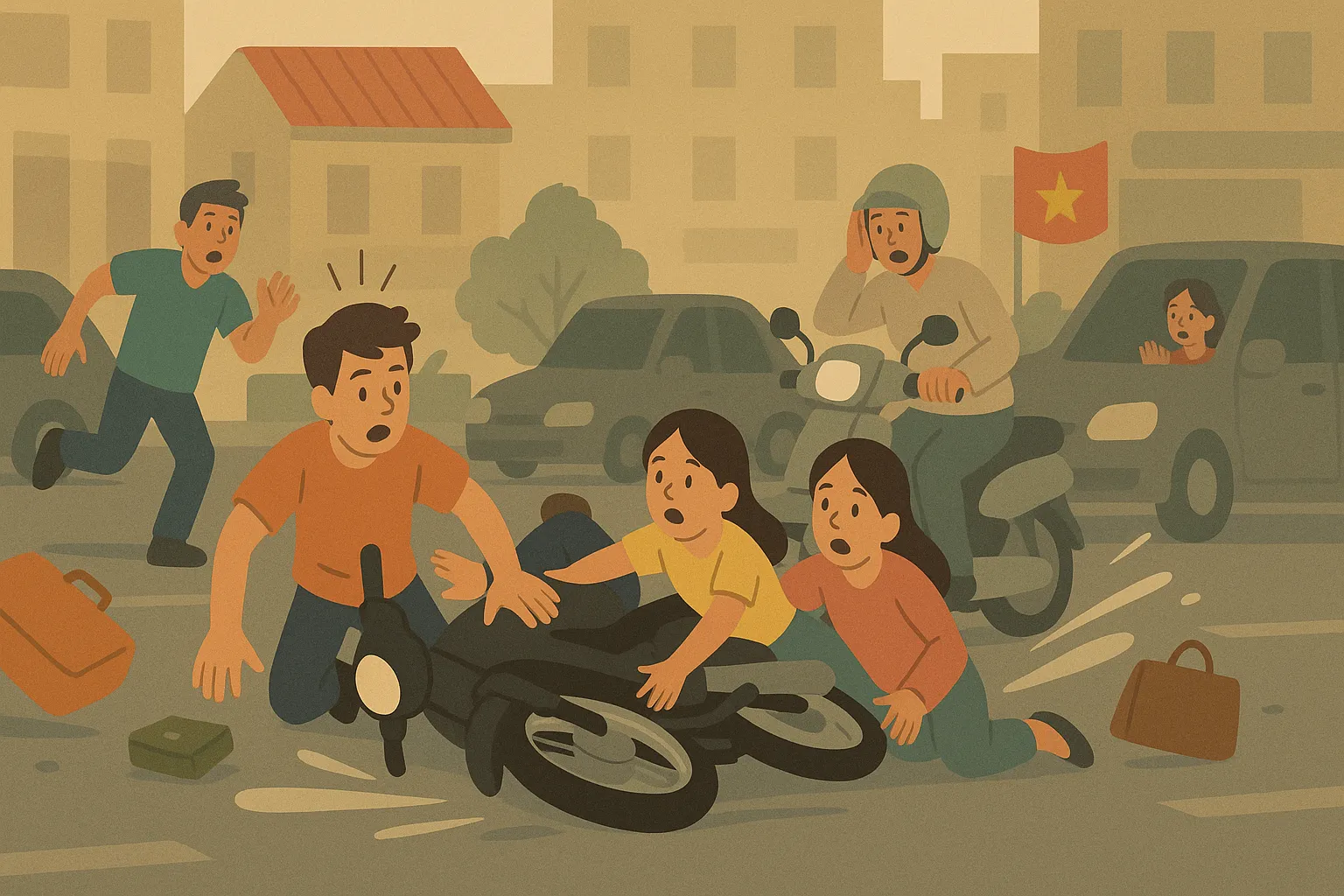 Chở 3 người bị xử phạt mức bao nhiêu?