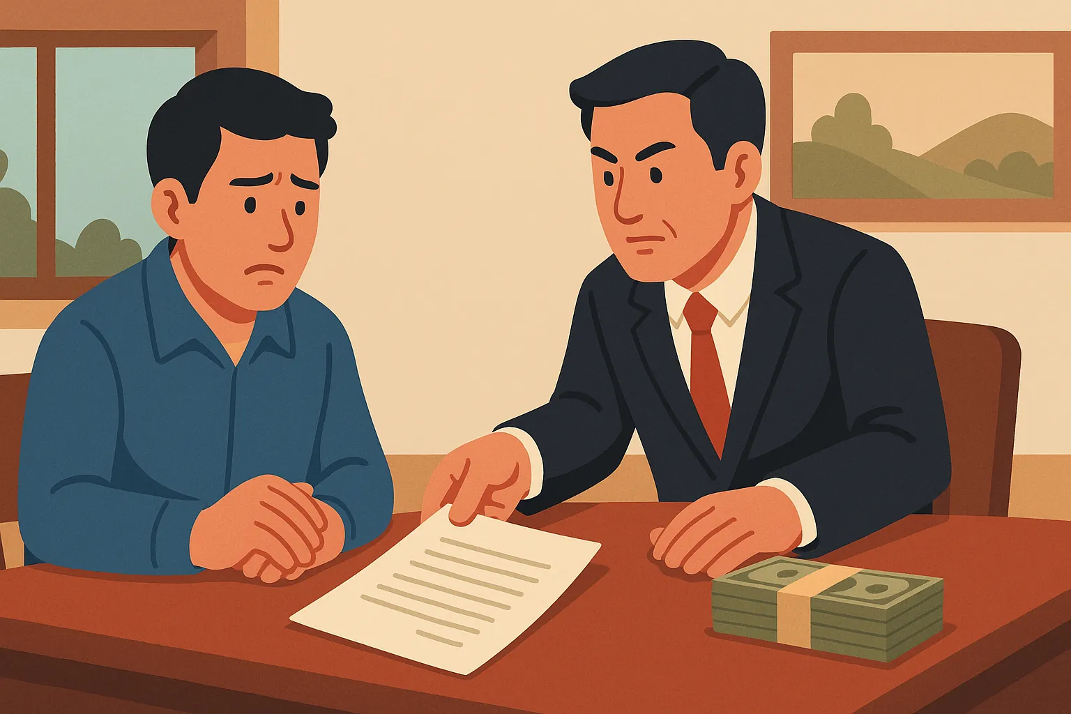 Buộc người lao động thực hiện hợp đồng để trả nợ có vi phạm pháp luật không?