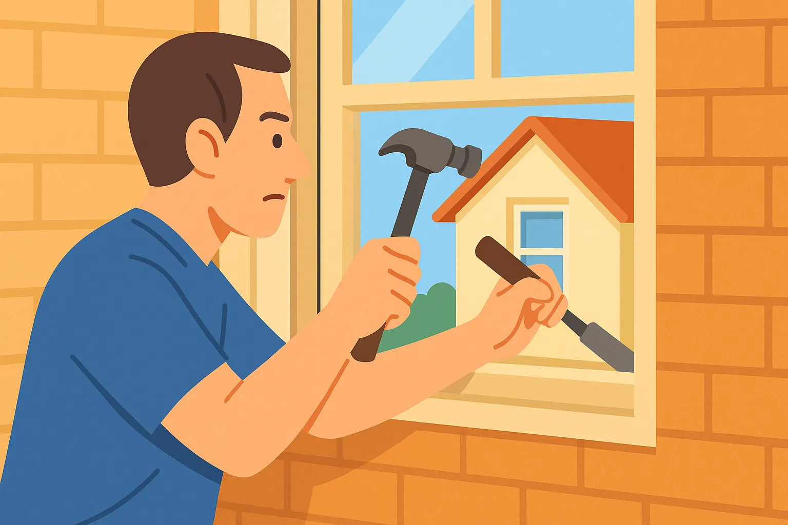 Hộ gia đình trổ cửa sổ nhà thì có phải làm đơn xin phép hàng xóm hay không?