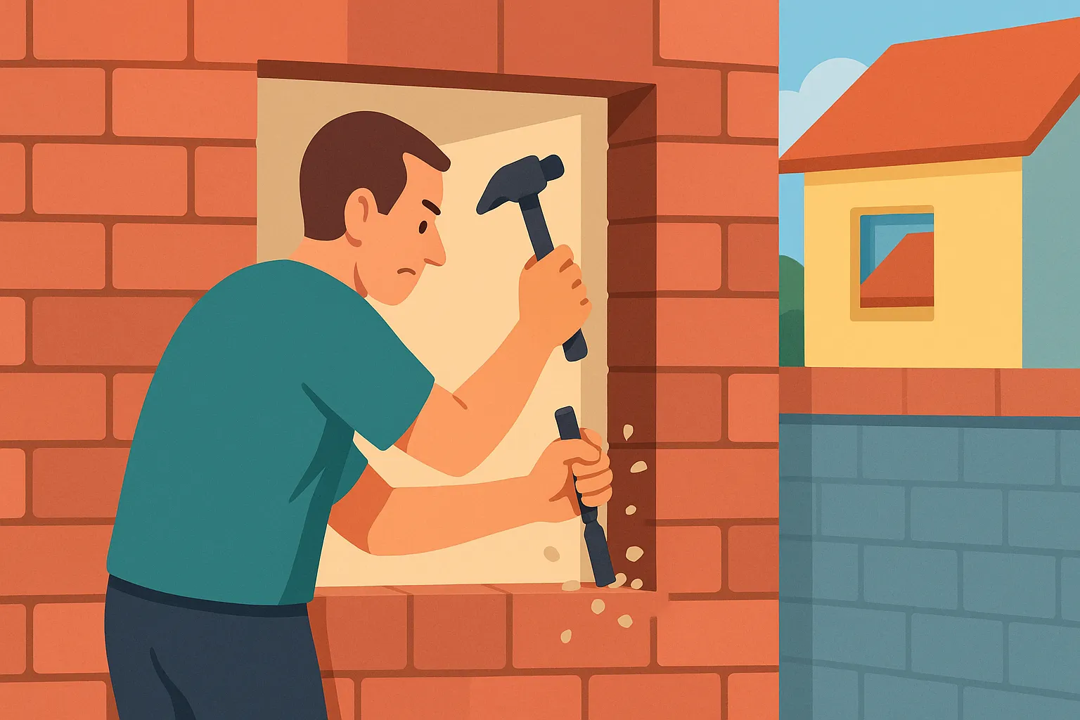 Trổ cửa sổ nhà thì có cần phải xin giấy phép xây dựng hay không?