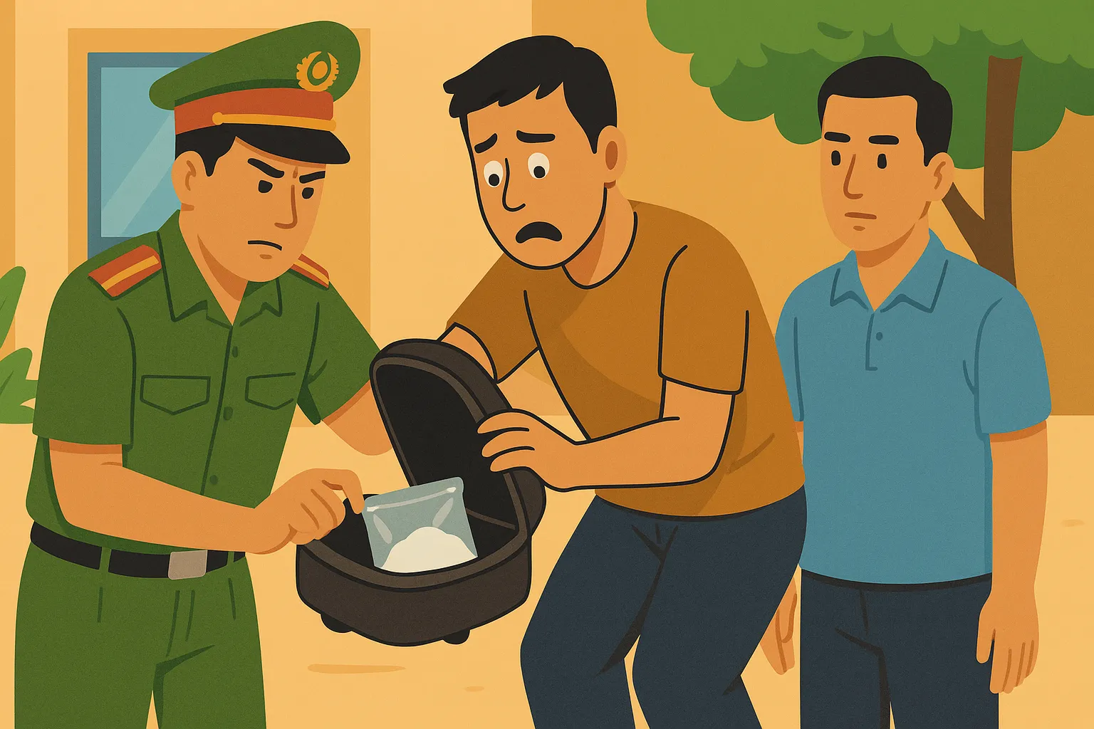 rộm tài sản vô tình là ma túy sẽ bị xử lý theo tội trộm cắp tài sản như thế nào?