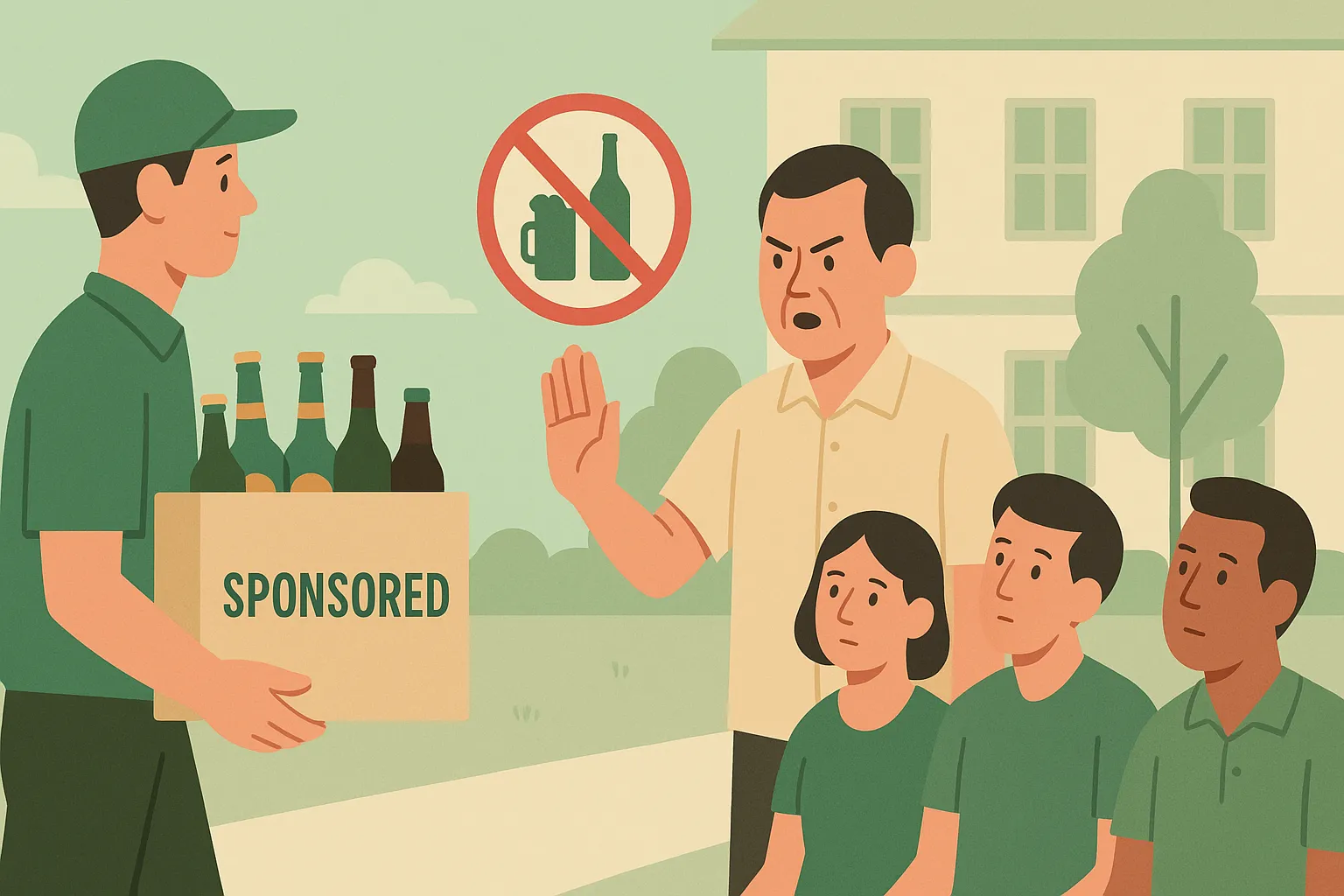 Từ chối nhận tài trợ rượu bia