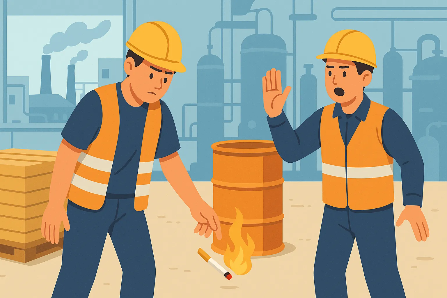 Vứt thuốc có khả năng gây cháy nổ