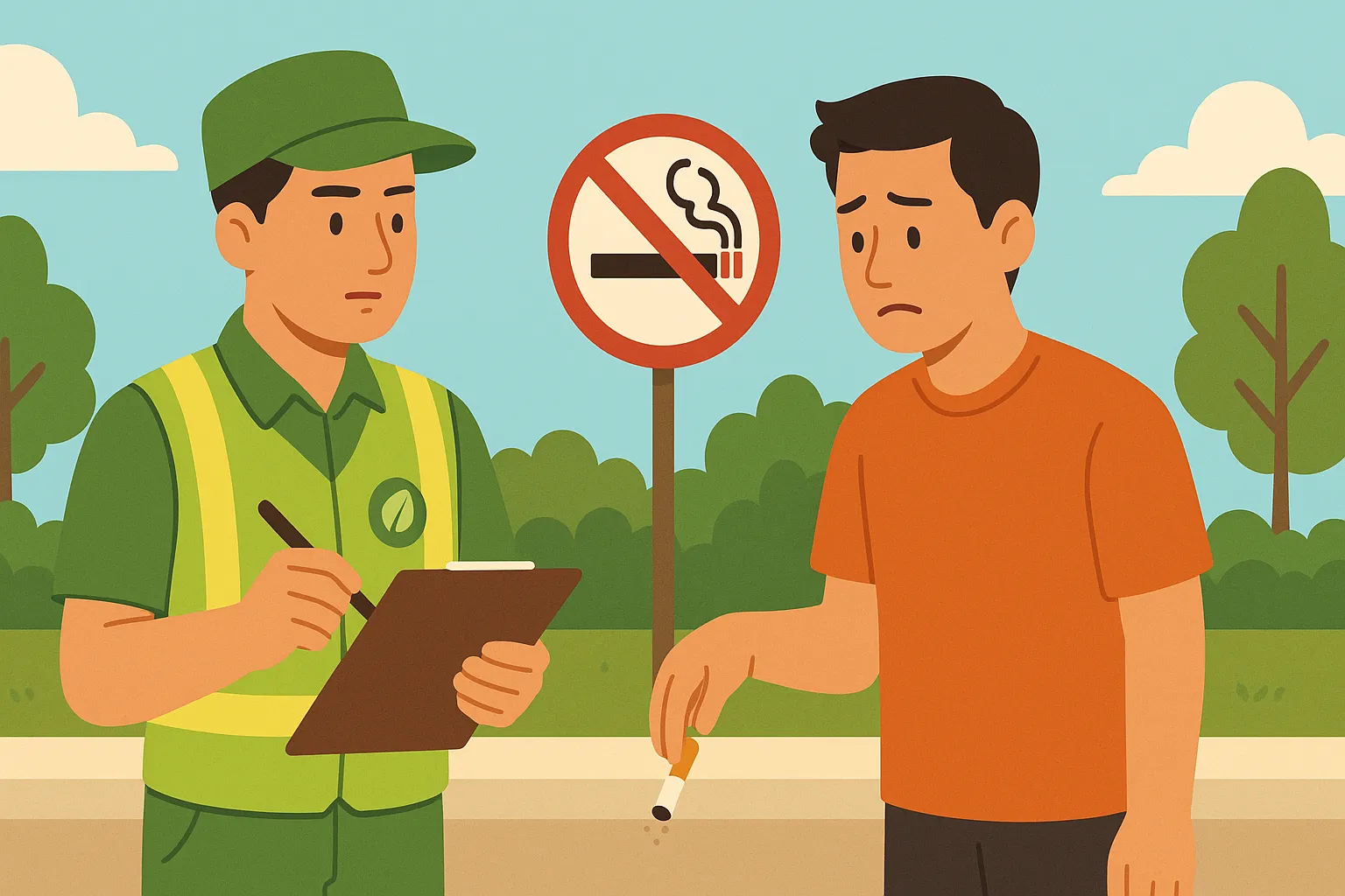 Xử phạt vứt thuốc