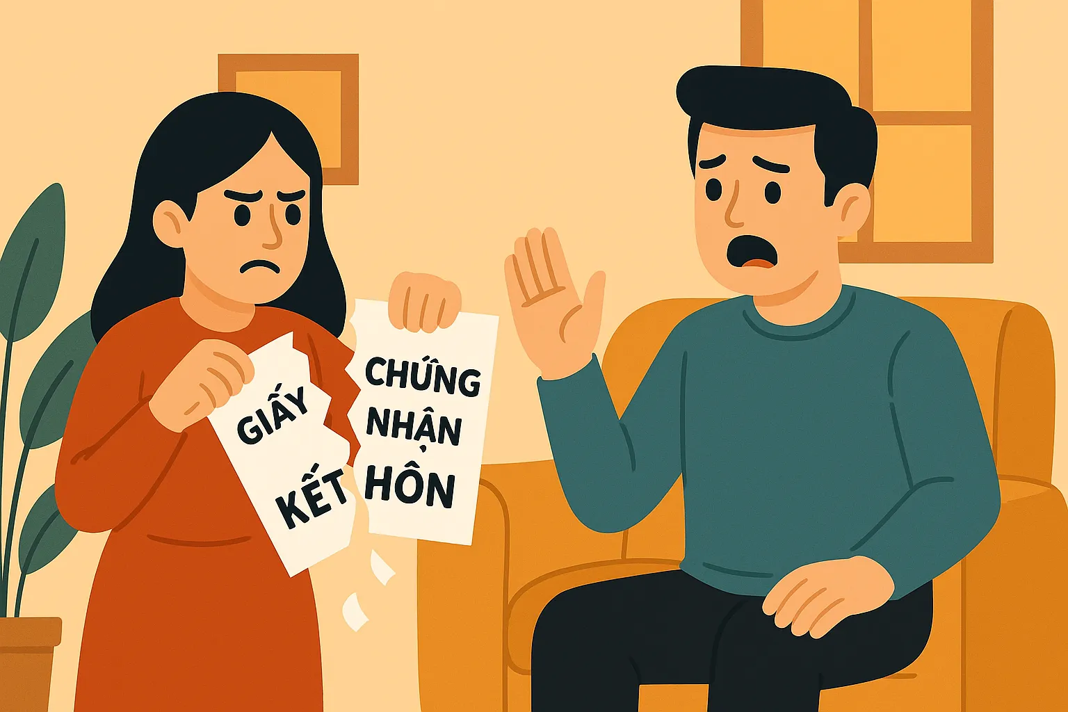 Đốt hoặc xé giấy đăng ký kết hôn có làm chấm dứt tình trạng hôn nhân? 