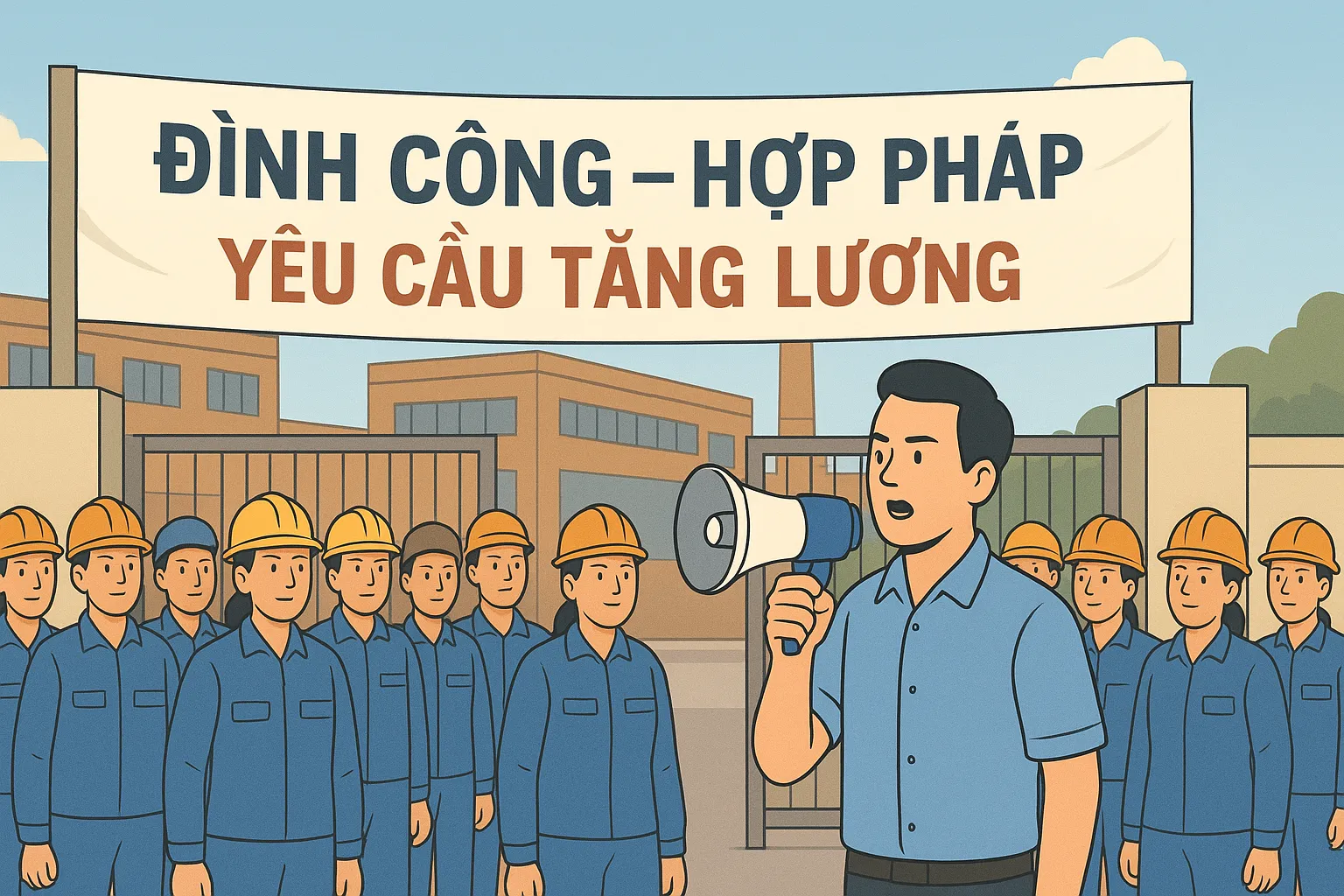 Công nhân công ty sản xuất Bebe đình công hợp pháp.