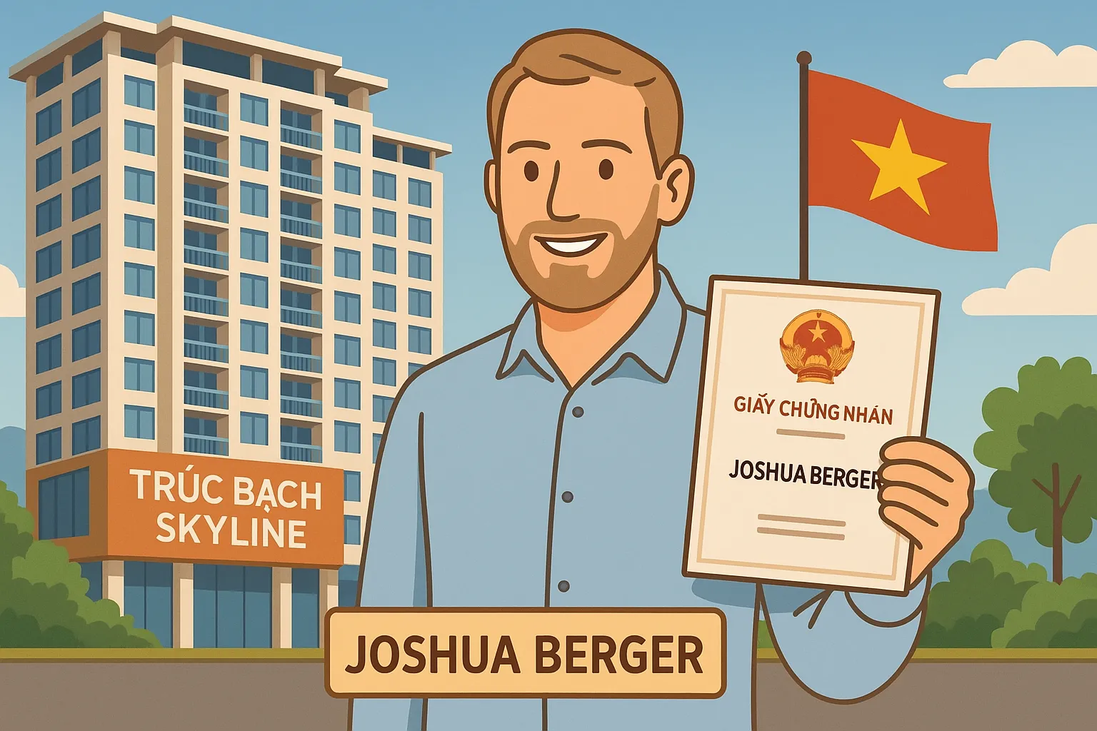 Một người đàn ông quốc tịch Đức sinh sống và làm việc tại Việt Nam được quyền mua nhà ở thương mại được nhà nước cấp phép 