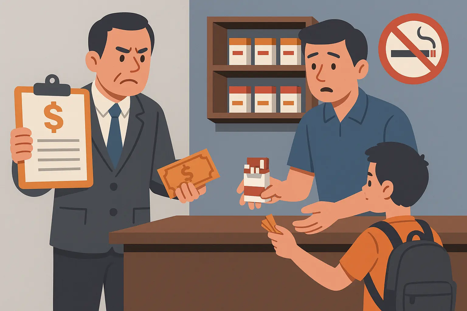 Mức xử phạt cho việc bán thuốc lá cho trẻ em là bao nhiêu?