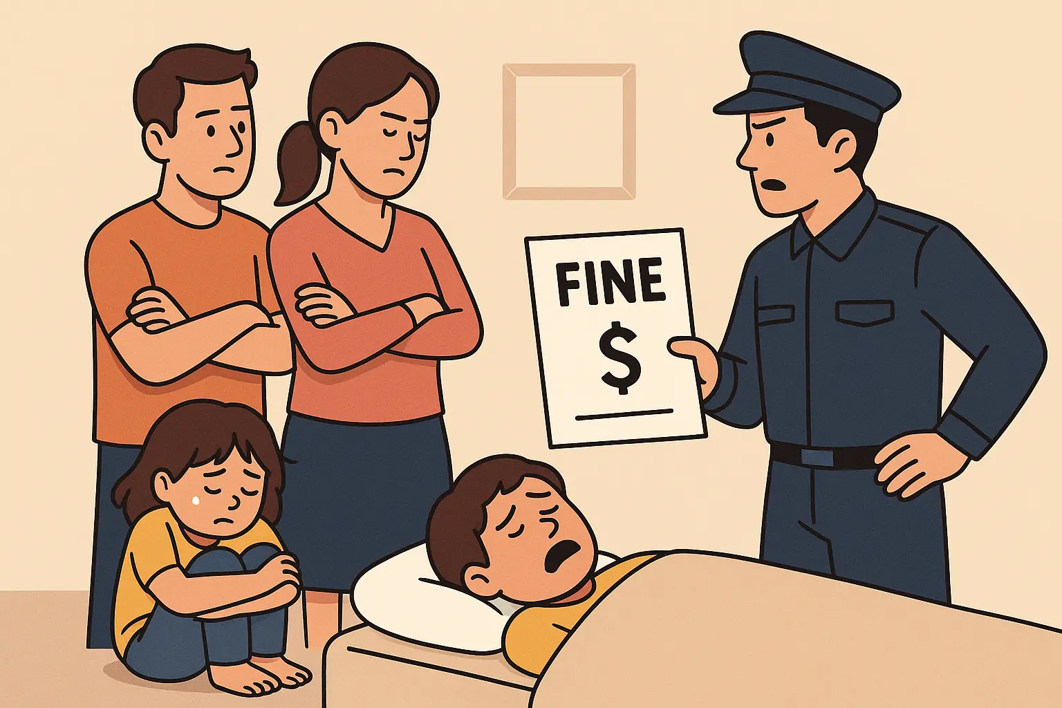 Cha mẹ bỏ mặc con cái bị xử phạt hành chính như thế nào?