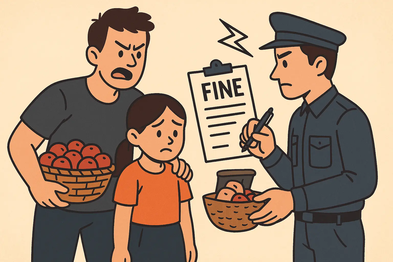 Chăn dắt trẻ em bán hàng rong có bị xử phạt hành chính không?