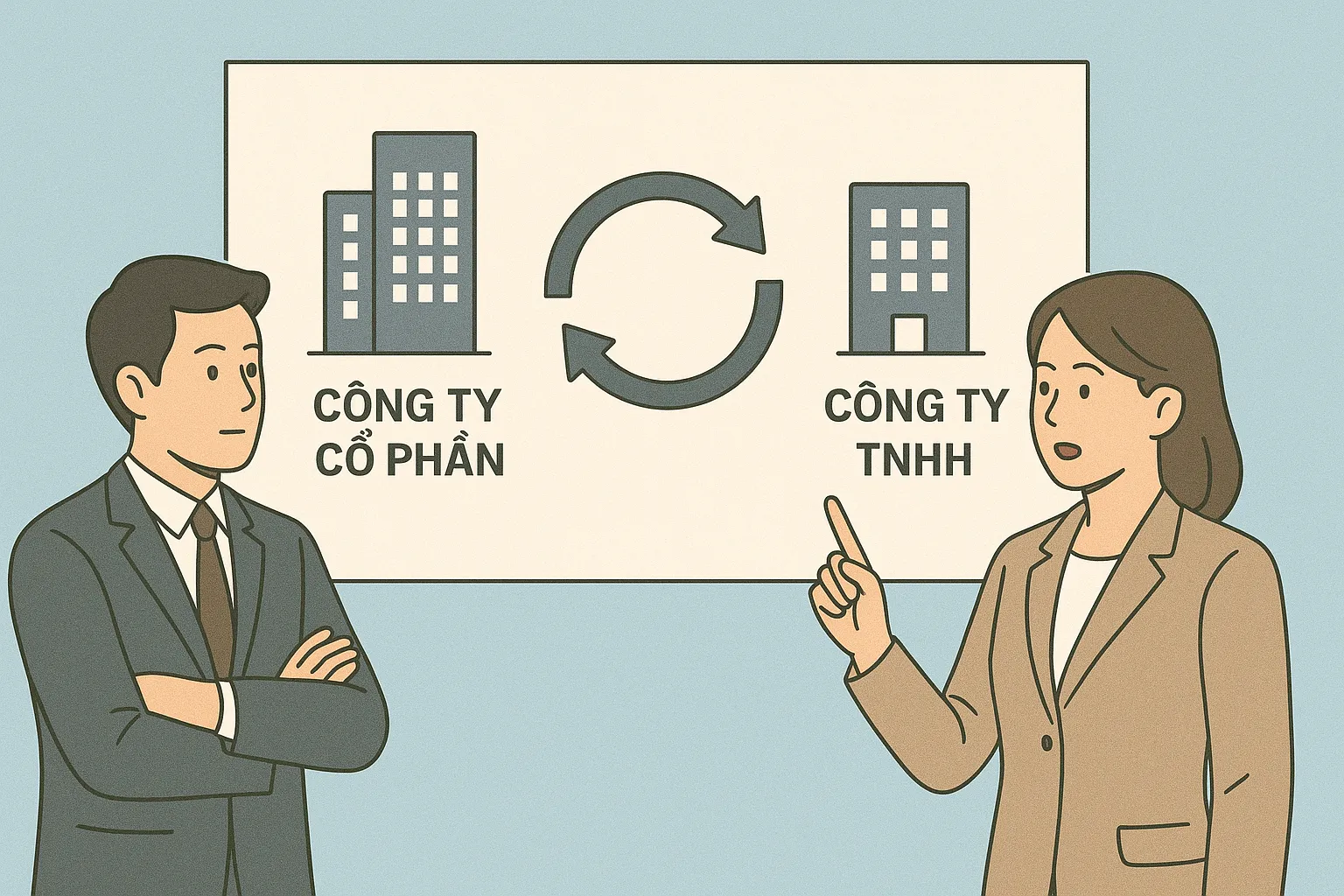 Một công ty phải chuyển đổi loại hình vì cổ đông rút vốn