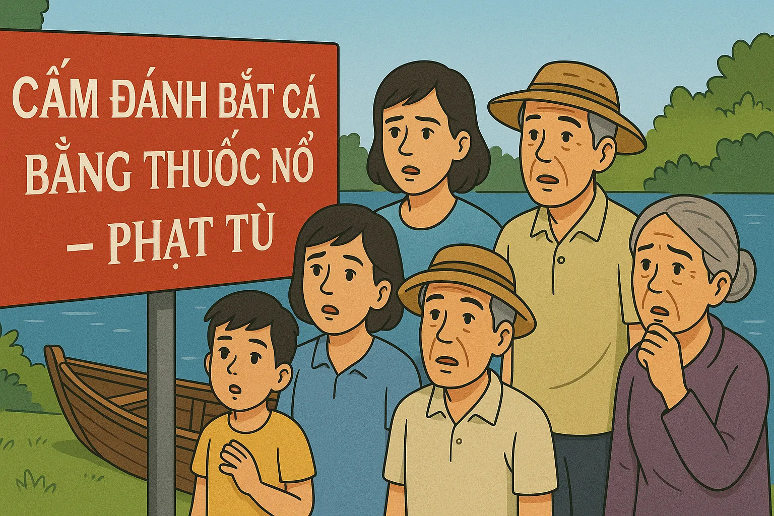 Dùng thuốc nổ để đánh bắt cá có bị phạt tù không?