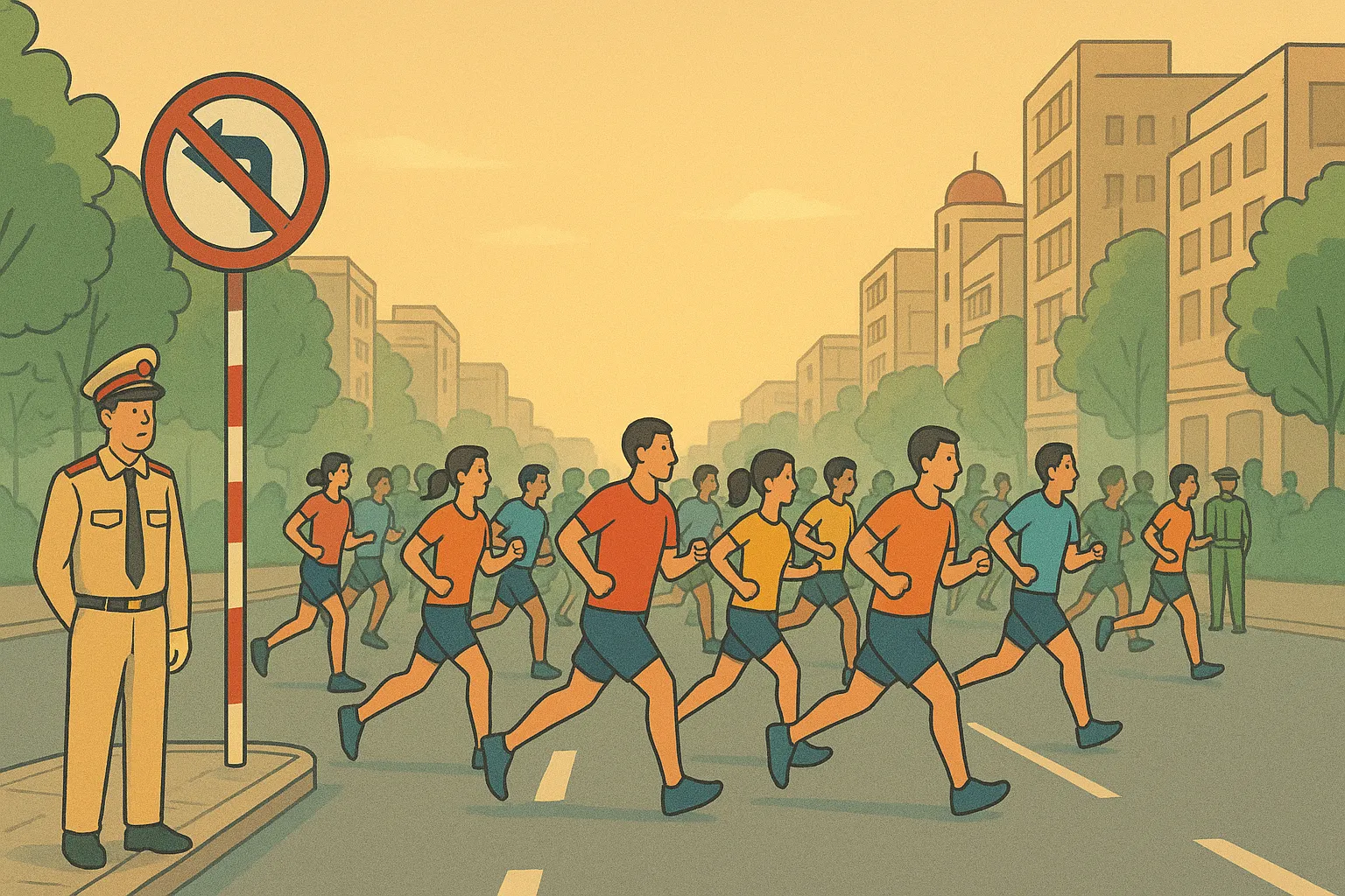 Việc tổ chức các cuộc thi Marathon có phải xin cấp phép không?