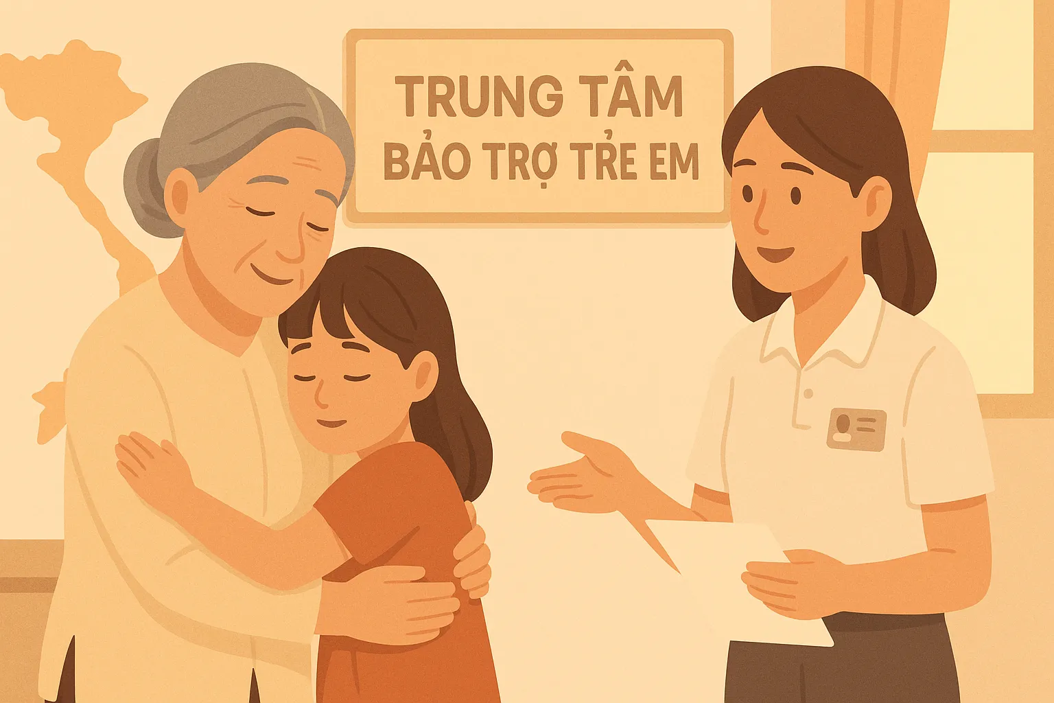 Một người Việt Nam định cư tại Pháp xin nhận nuôi trẻ mồ côi tại Đà Nẵng