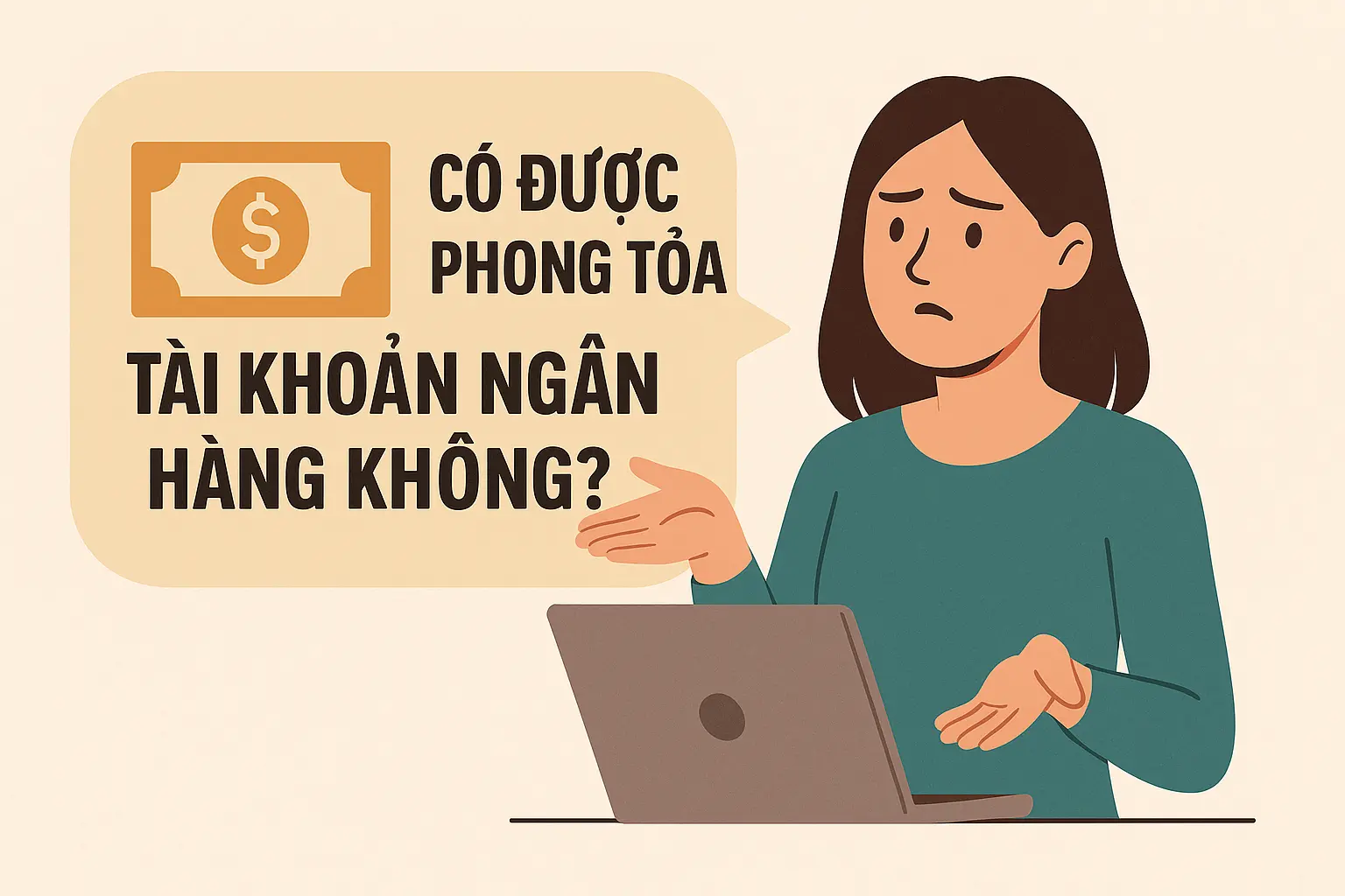 Có thể chủ động yêu cầu ngân hàng phong tỏa tài khoản không?