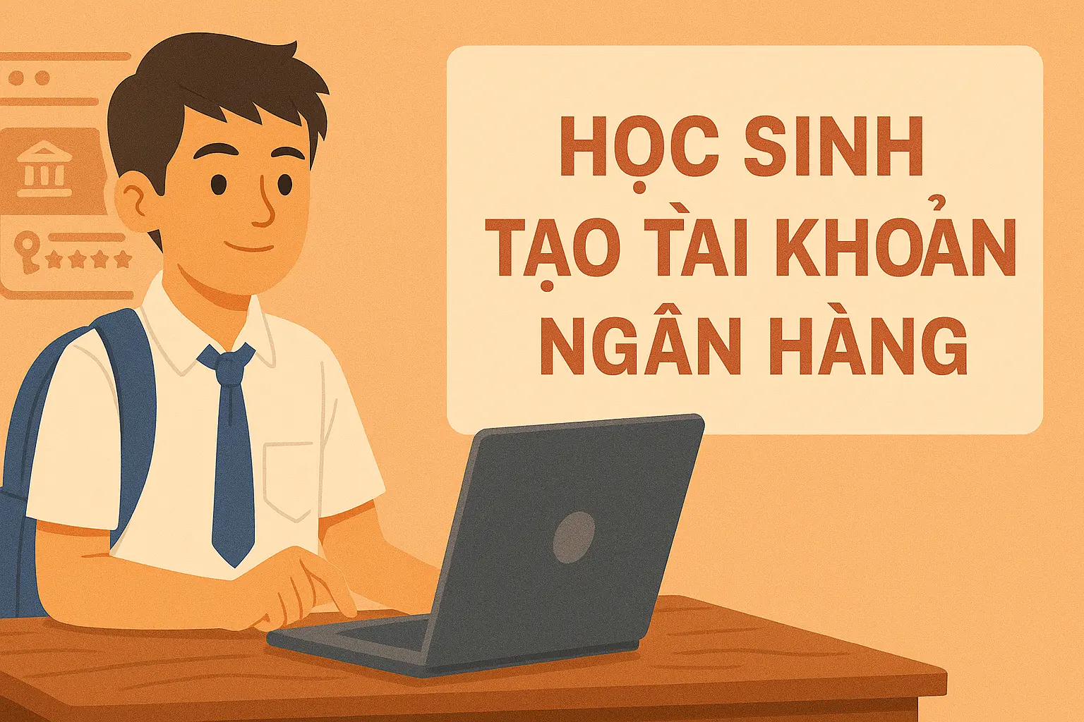 Học sinh có được tự tạo tài khoản ngân hàng không?
