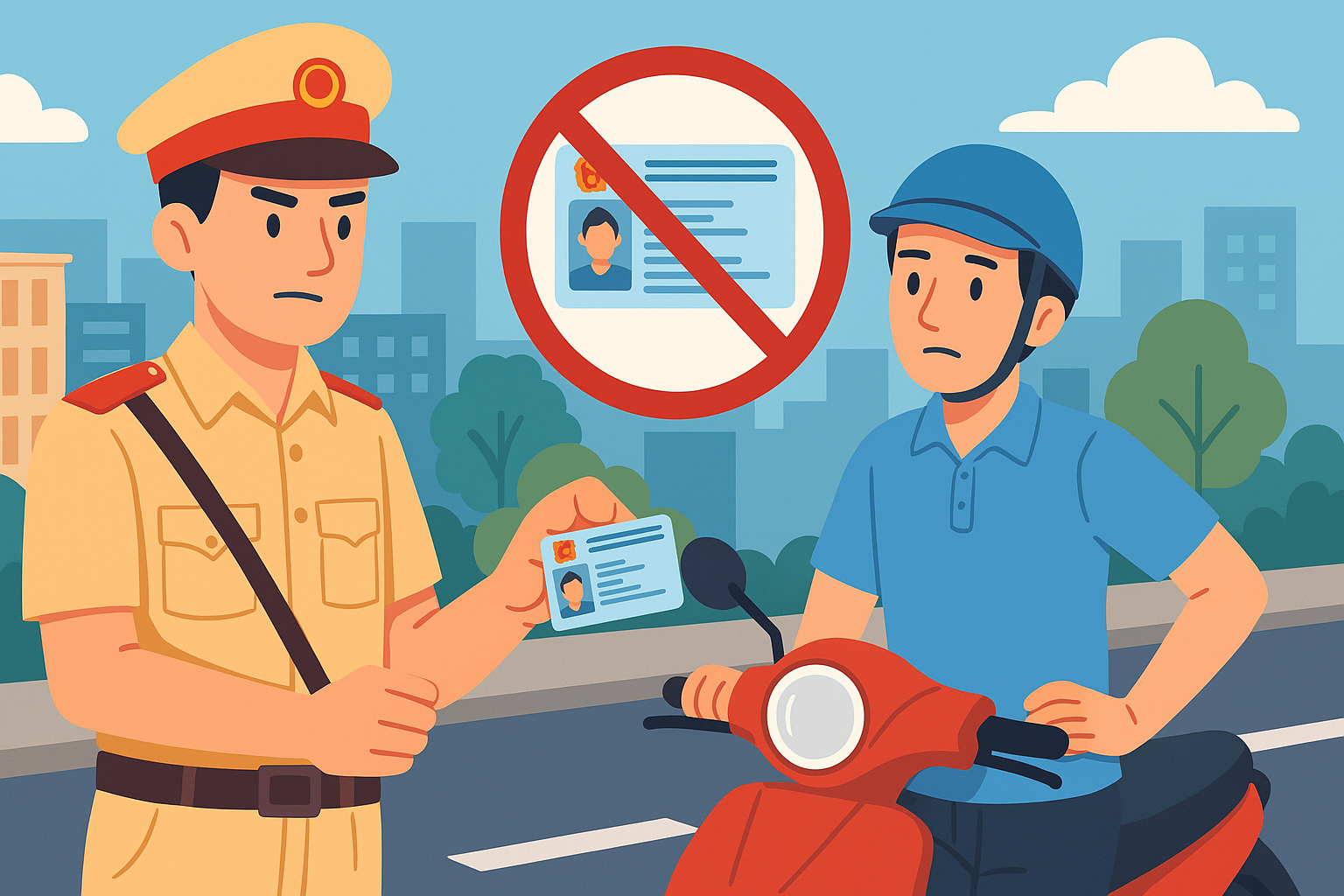 Cảnh sát giao thông có được phép tạm giữ thẻ CCCD không? Khi nào CSGT được dừng phương tiện để kiểm tra?
