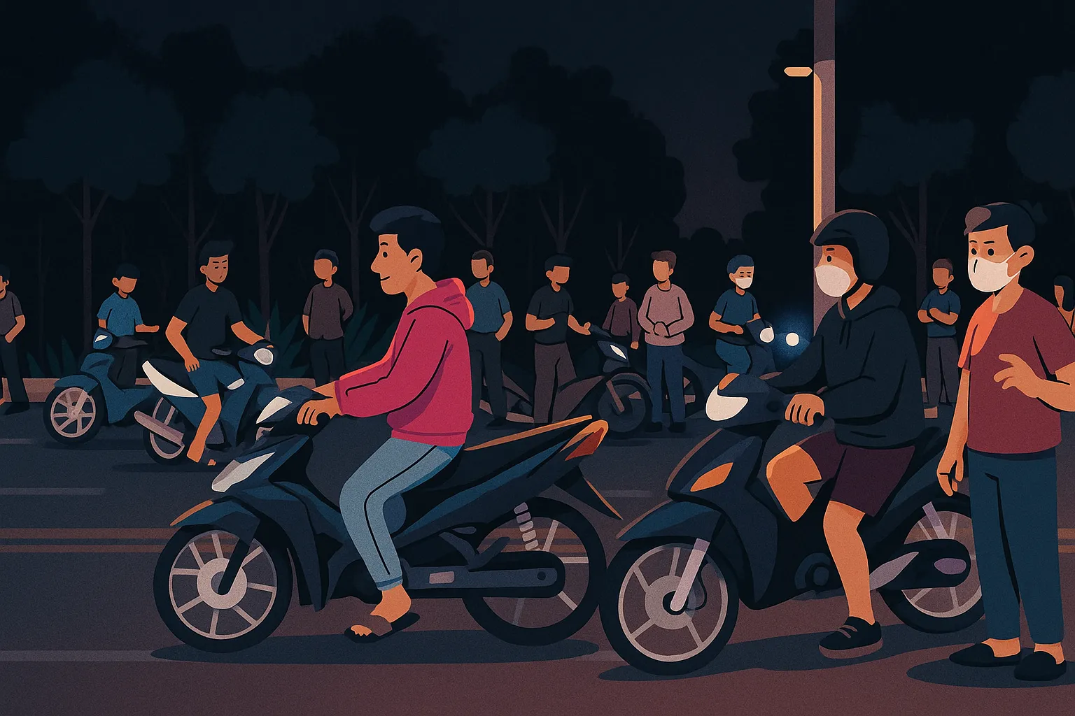 Hành vi đua xe trái phép bị xử phạt hành chính ra sao?