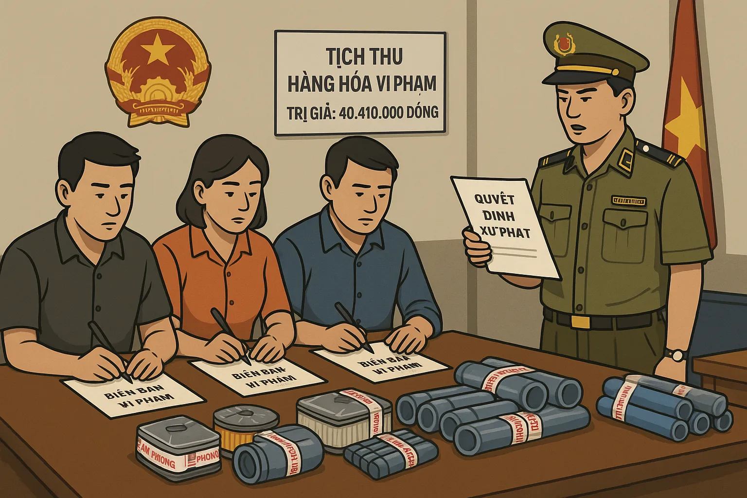 Mức phạt đối với hành vi kinh doanh hàng không rõ nguồn gốc là bao nhiêu?