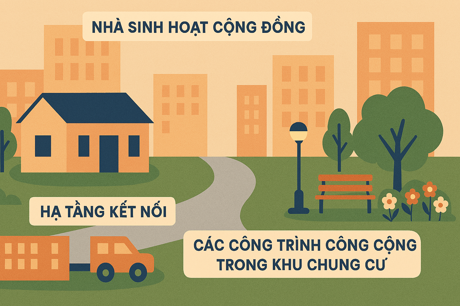 Phần sở hữu chung của nhà chung cư gồm những gì?