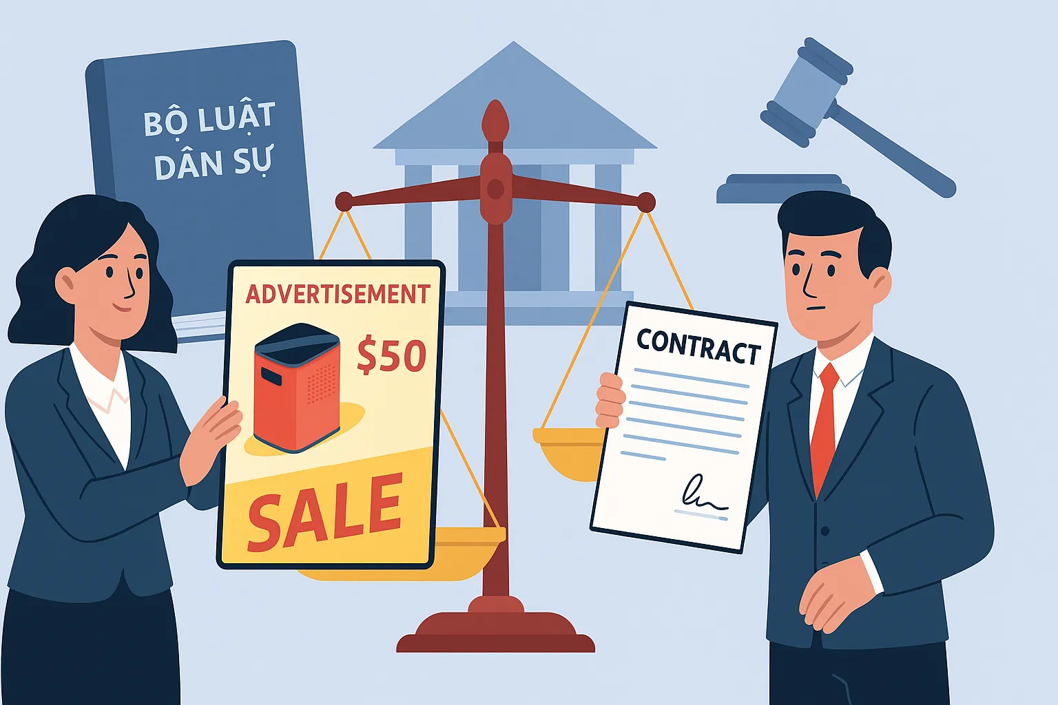 Quảng cáo có được xem là lời đề nghị giao kết hợp đồng không?