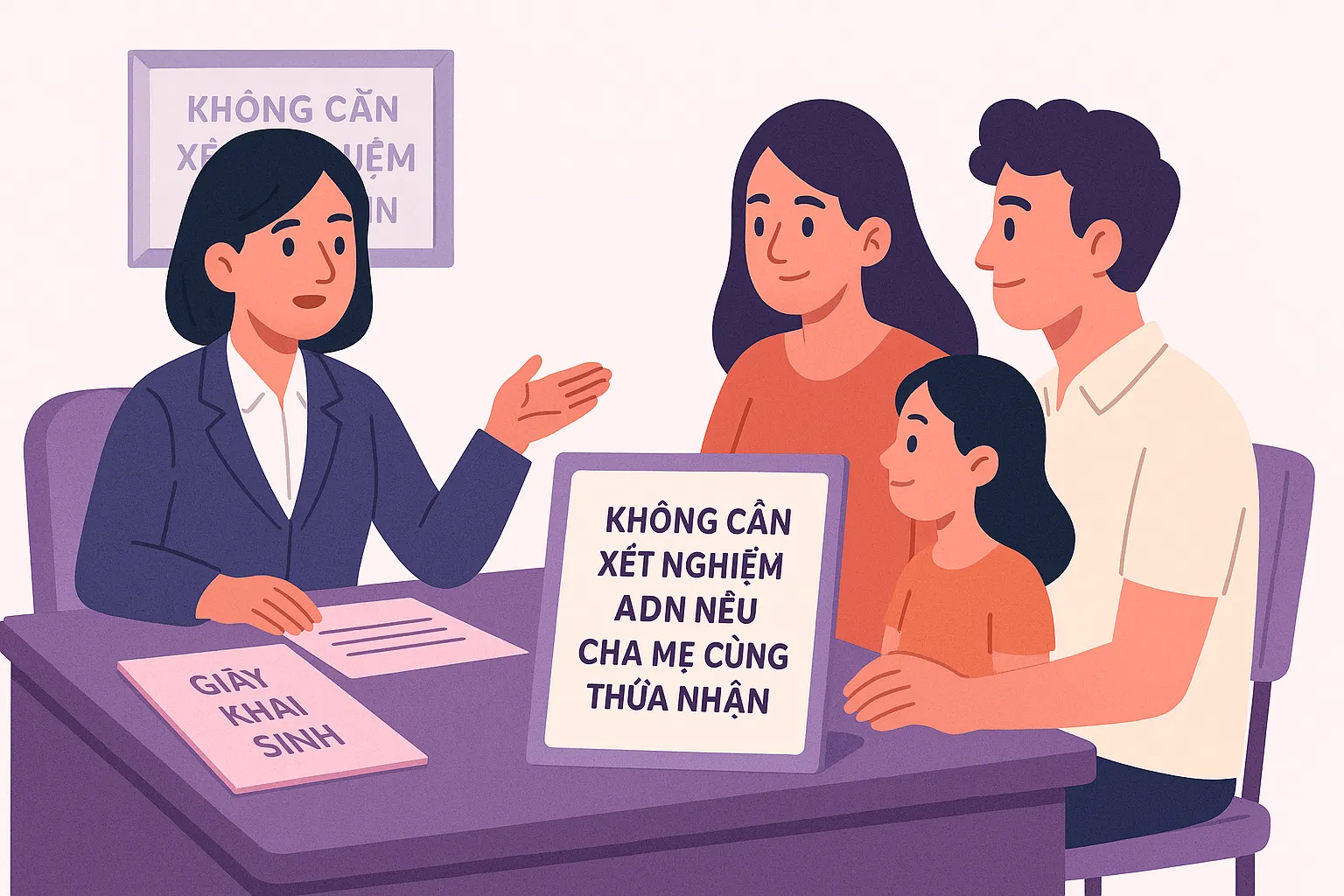 Sinh con trước khi đăng ký kết hôn có cần xét nghiệm ADN khi làm giấy khai sinh không?