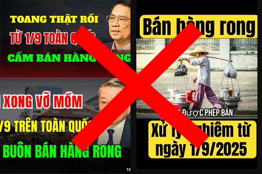Cấm bán hàng rong từ 1/9/2025 có thật không?