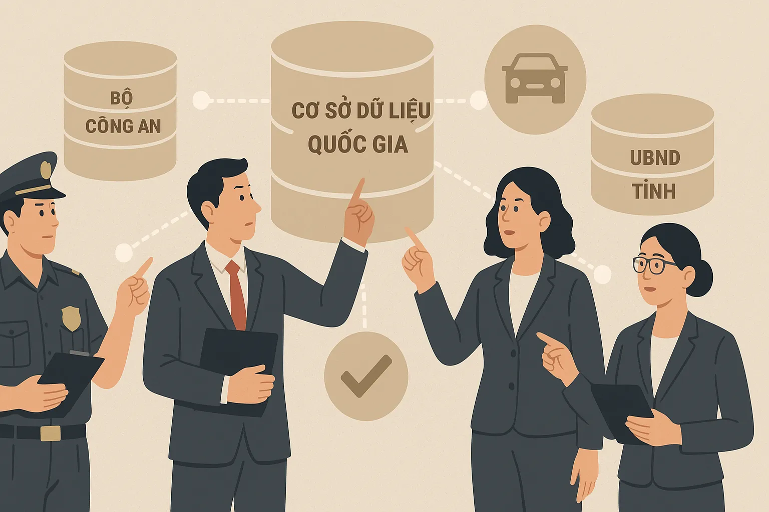 tình huống giả định Cơ sở dữ liệu quốc gia được hiểu như thế nào?