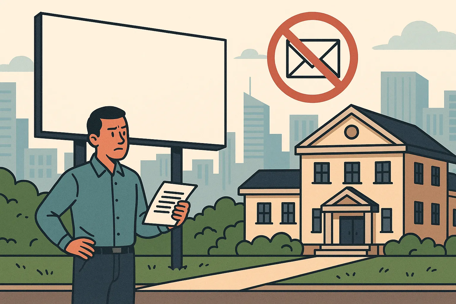 tình huống giả định Trình tự thủ tục xin cấp phép bảng quảng cáo diễn ra như thế nào?