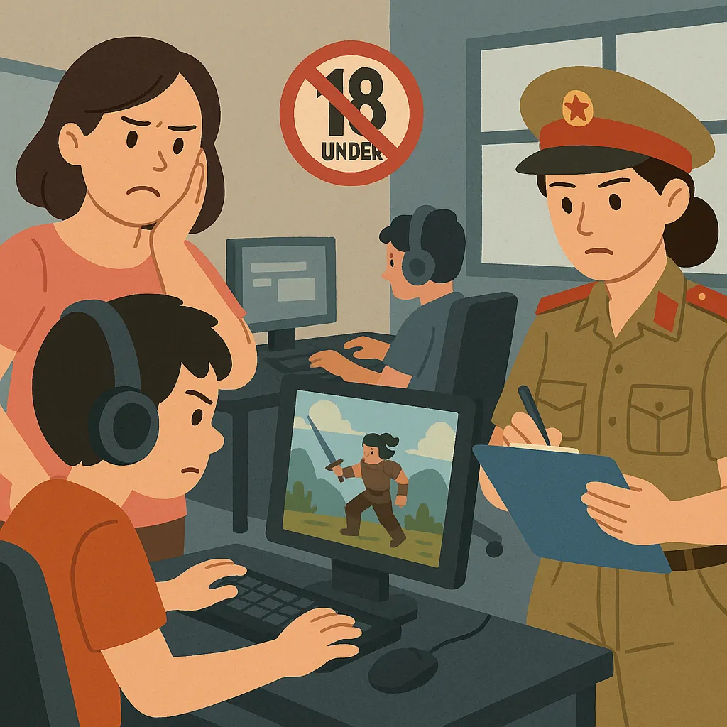 tình huống giả định Người dưới 18 tuổi có được chơi game quá 180 phút mỗi ngày không?