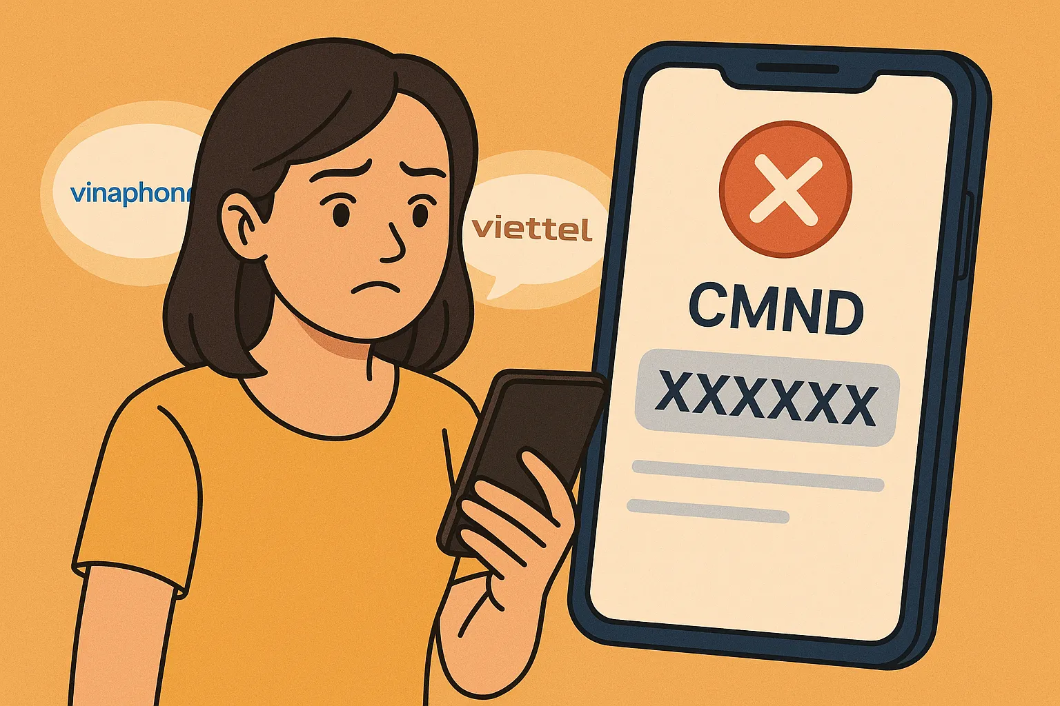 tình huống giả định Việc đăng ký chuyển mạng được thực hiện theo hình thức nào?