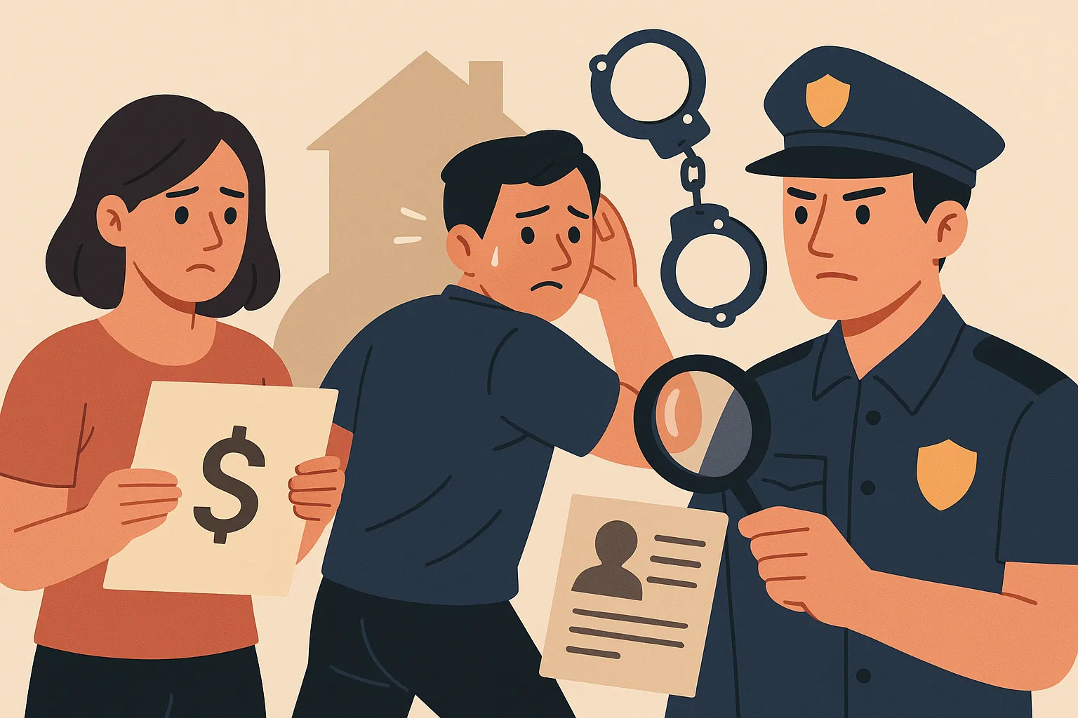 tình huống giả định Người vay bỏ trốn không trả có bị truy cứu hình sự không?