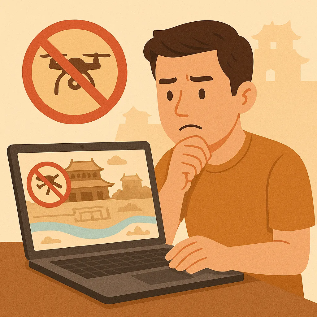 tình huống giả định Link tra cứu vùng cấm bay flycam của Bộ Quốc phòng là gì?