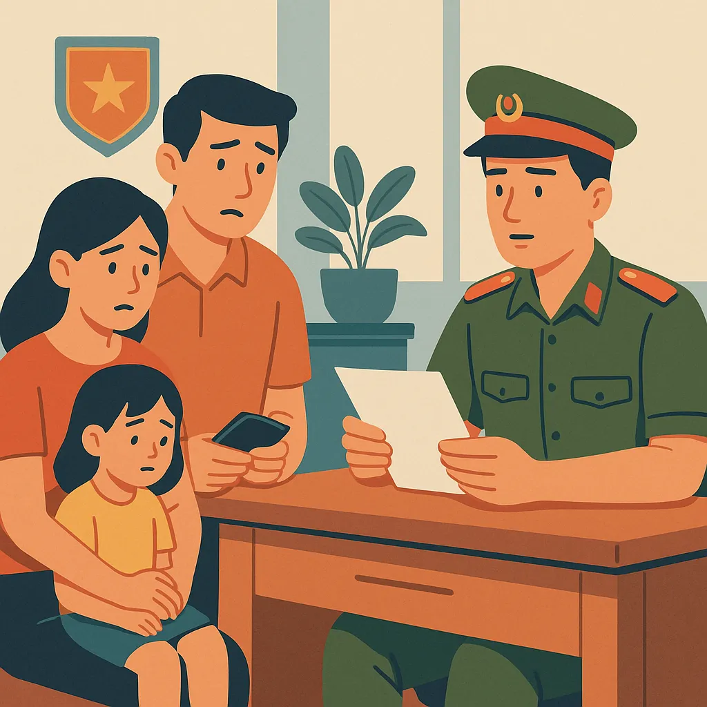 tình huống giả định Chậm làm hộ khẩu cho con có bị phạt không?