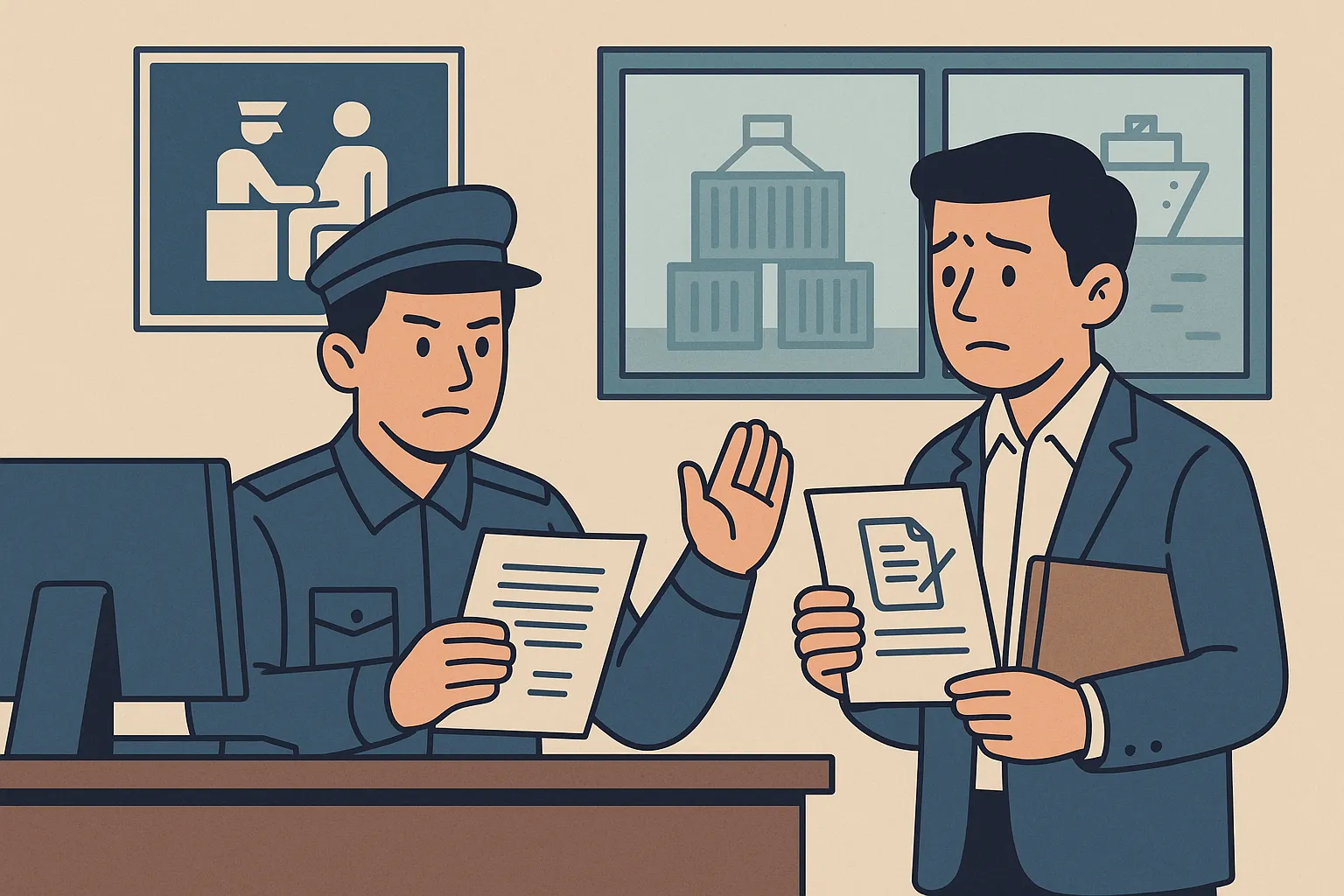 tình huống giả định Hồ sơ làm thủ tục hải quan cần những giấy tờ gì?