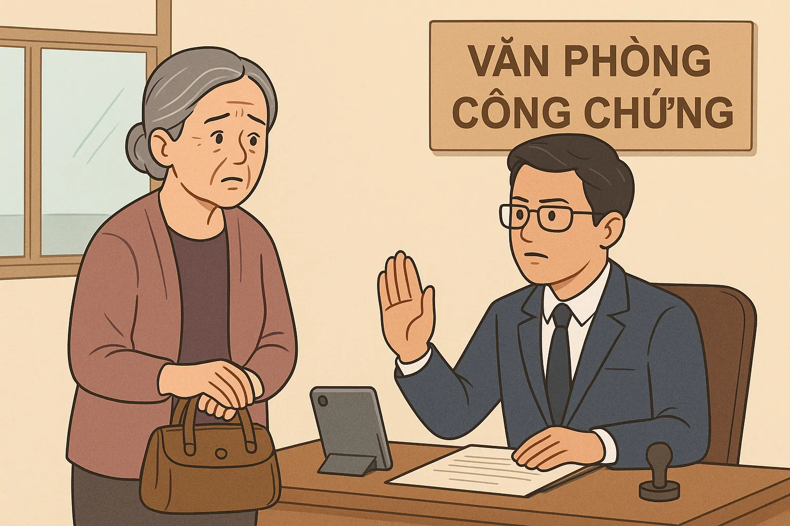 tình huống giả định Có bắt buộc chụp ảnh khi ký văn bản công chứng từ 1/7/2025 không?