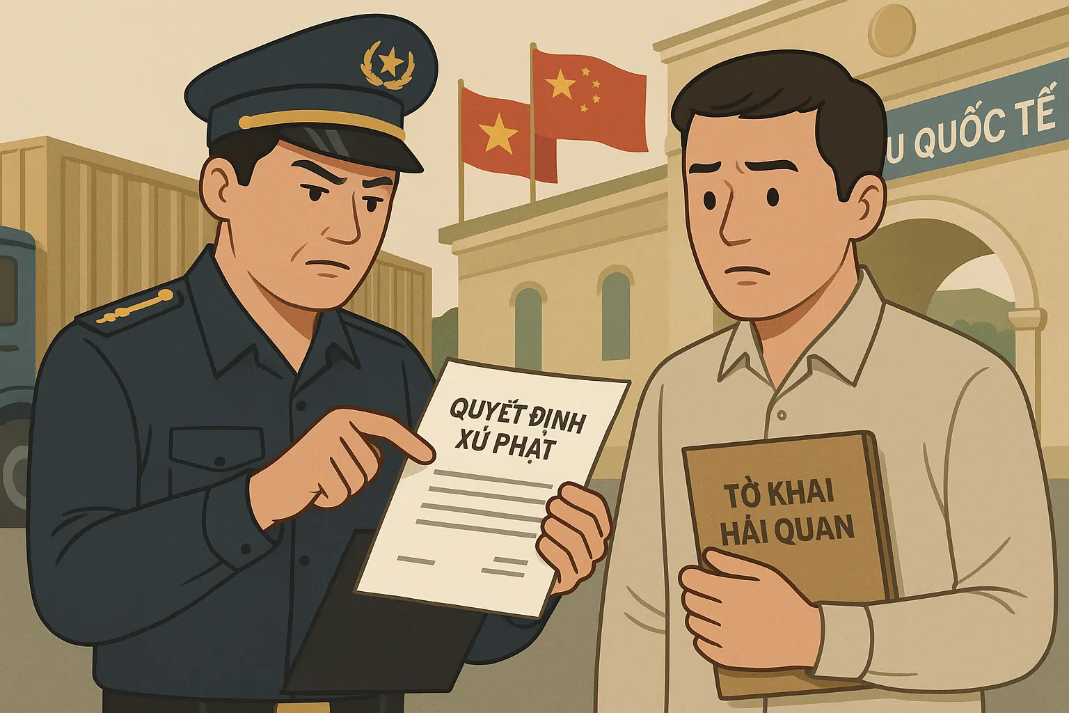 tình huống giả định Thẩm quyền xử phạt vi phạm hành chính tại các đơn vị hải quan được điều chỉnh như thế nào?