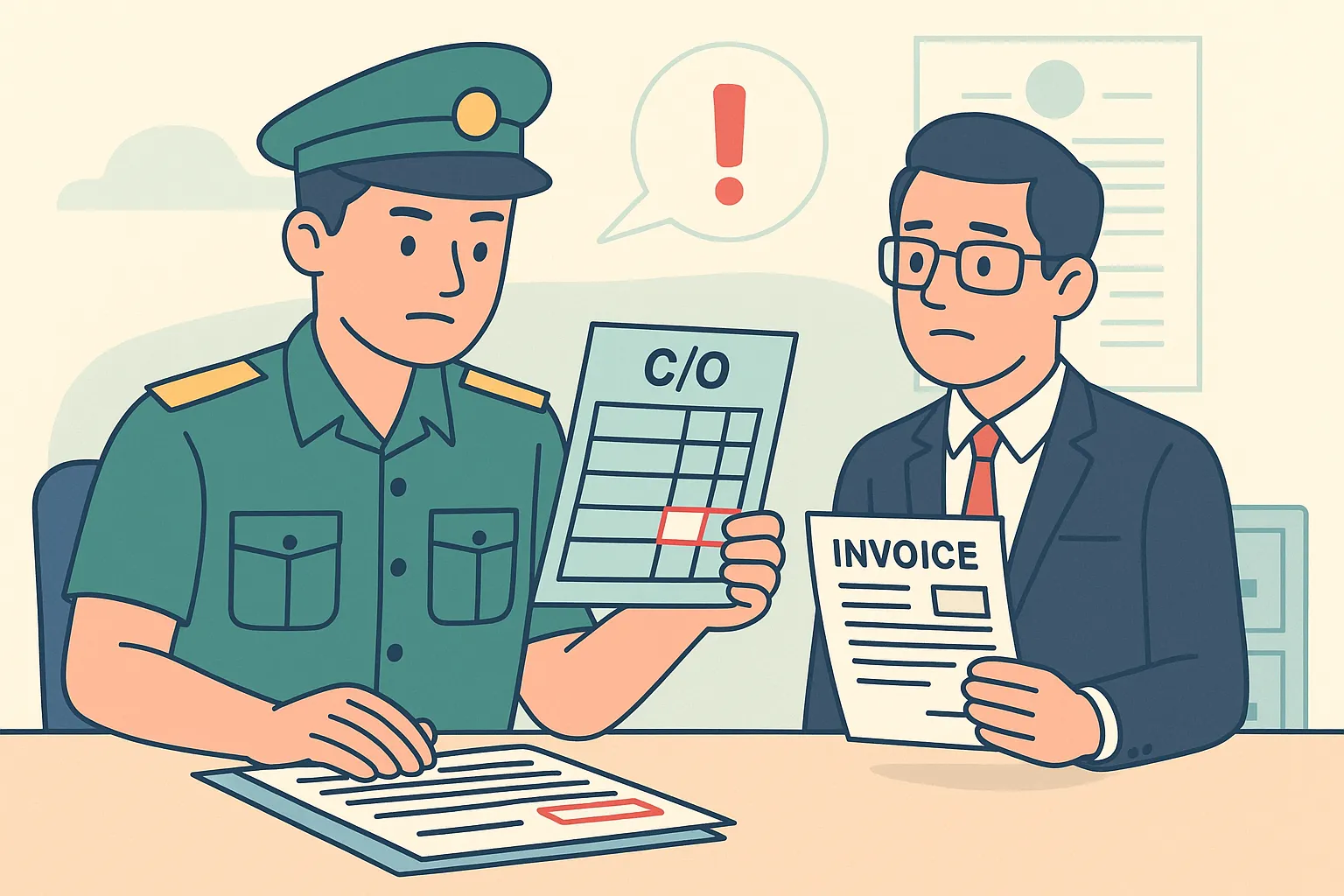 tình huống giả định Kê khai C/O mẫu E ra sao cho đúng?