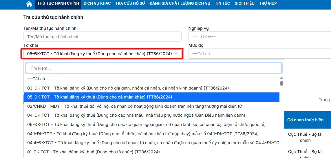 Hướng dẫn đăng ký online mã số thuế cá nhân