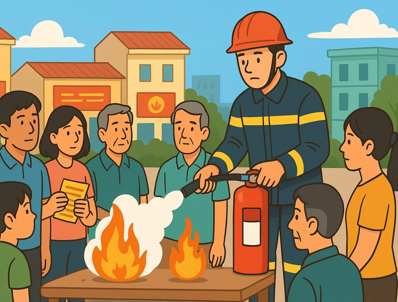 Mỗi cá nhân, tổ chức đều có trách nhiệm trong công tác phòng cháy, chữa cháy.